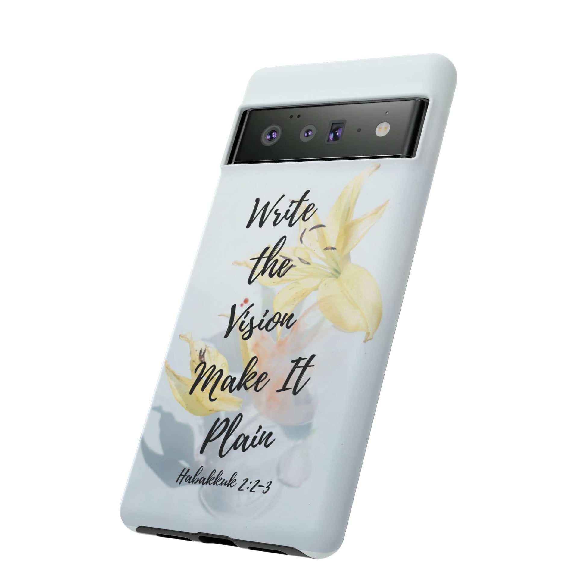 Printify Phone Case Write the Vision Christian Phone Case