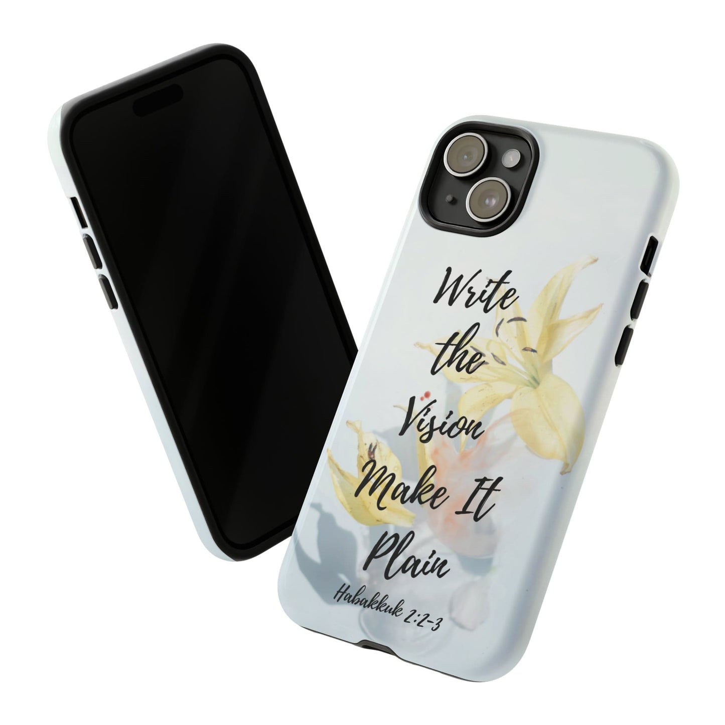 Printify Phone Case Write the Vision Christian Phone Case