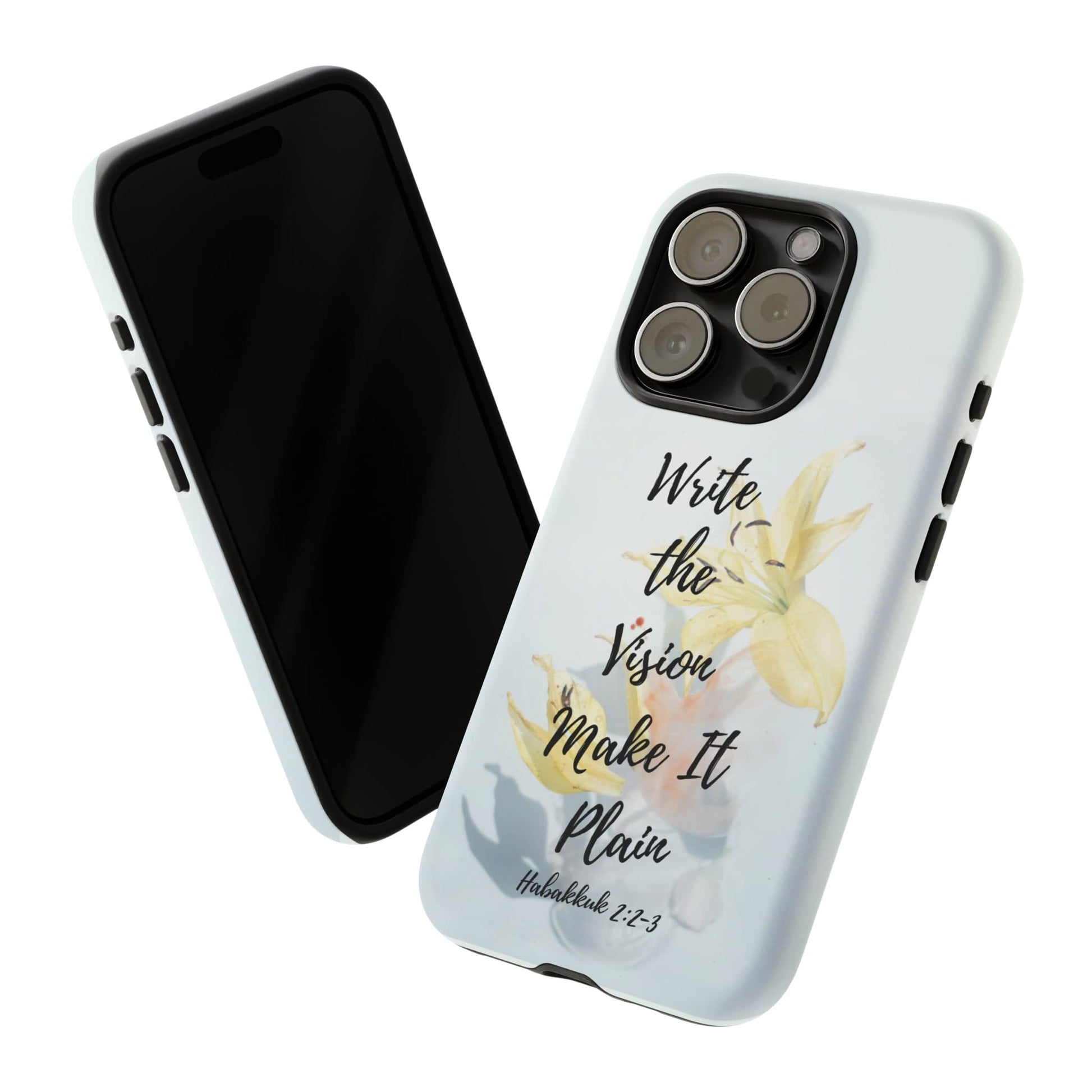 Printify Phone Case Write the Vision Christian Phone Case