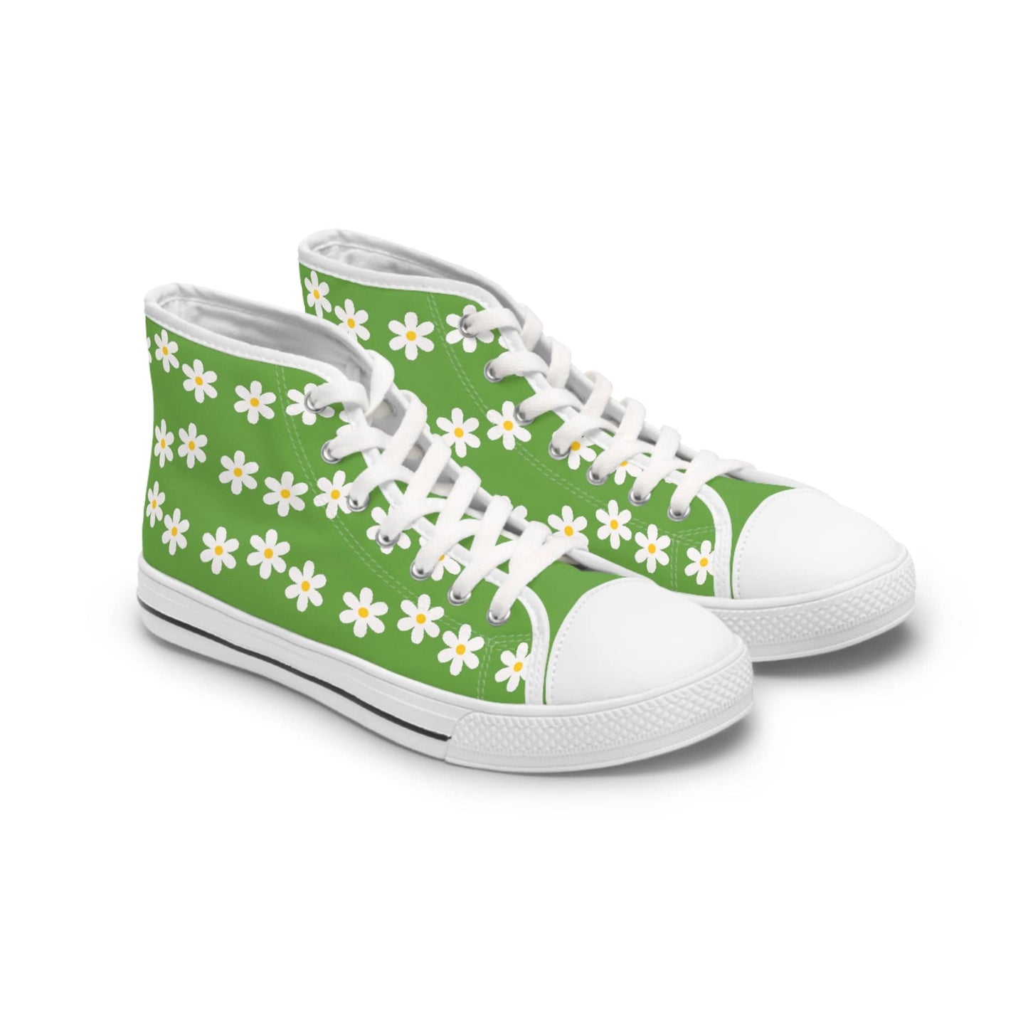 Printify Shoes Daisies Christian Womens High Top Sneakers