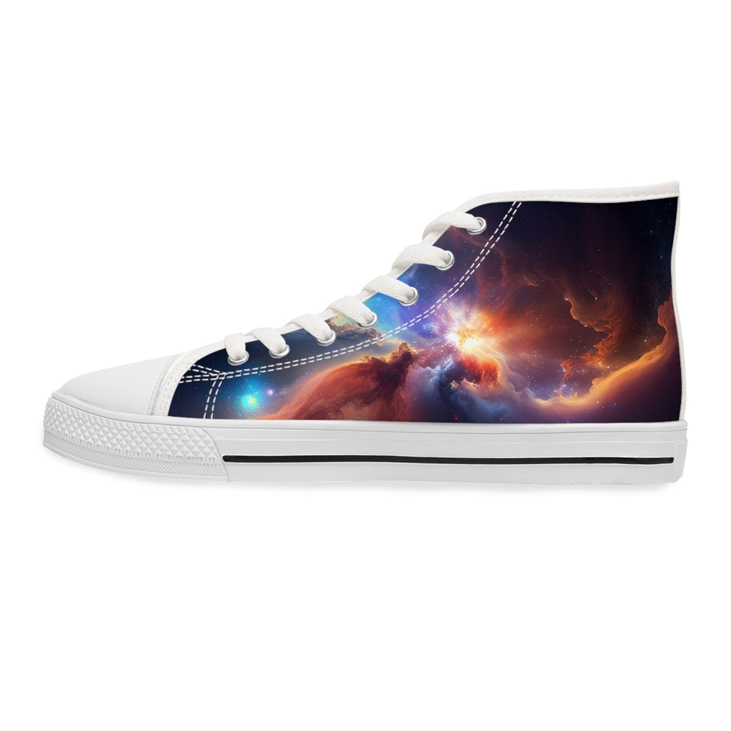 Printify Shoes In the Beginning High Top Sneakers
