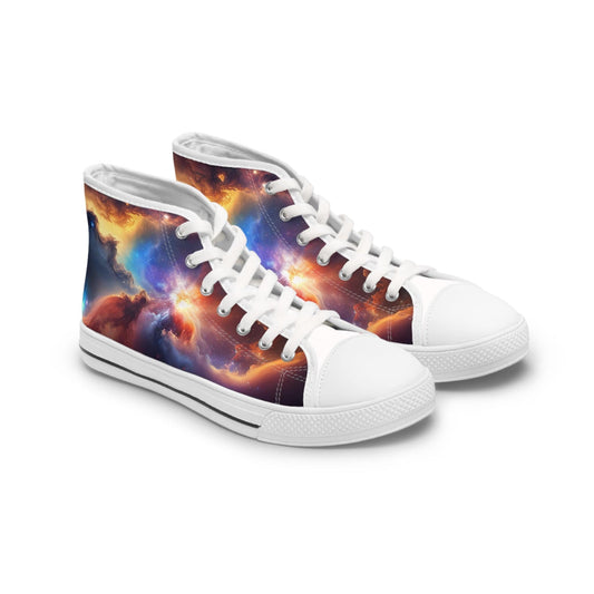 Printify Shoes US 5.5 / White sole In the Beginning High Top Sneakers