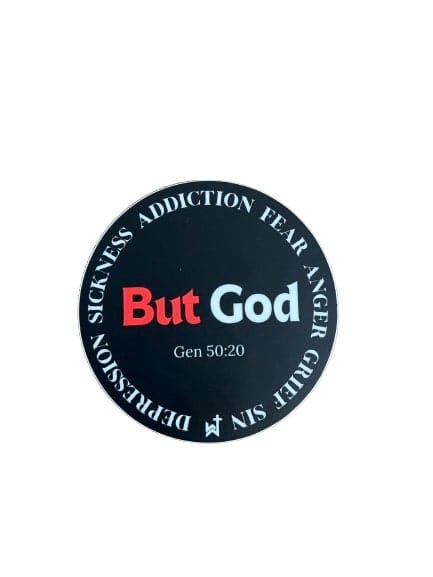 Wrighteous Wear Decorative Stickers But God Christian Sticker