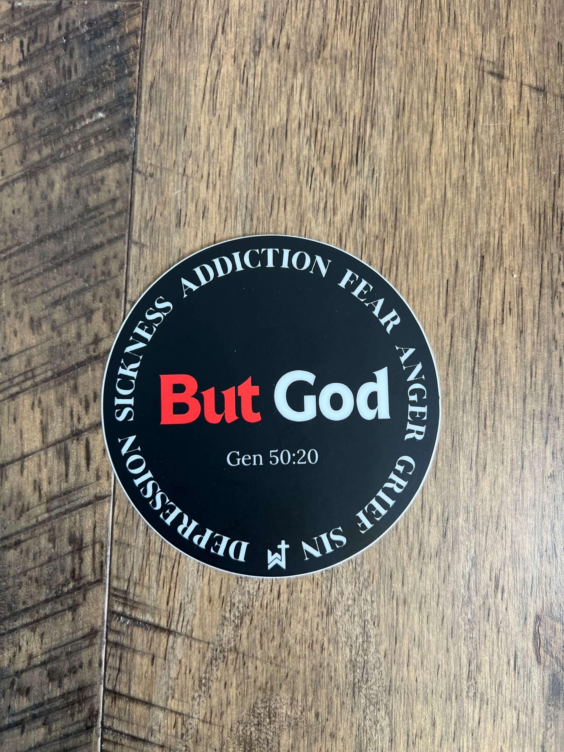 Wrighteous Wear Decorative Stickers But God Christian Sticker