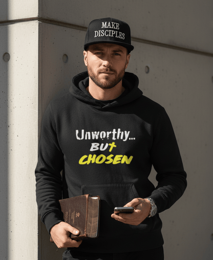 Wrighteous Wear Hoodie Unworthy But Chosen Unisex Christian Hoodie