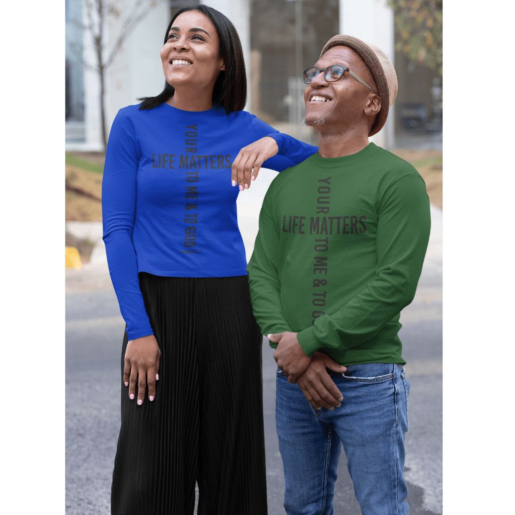 Wrighteous Wear Long-sleeve Your Life Matters Unisex Christian Long Sleeve T-shirt