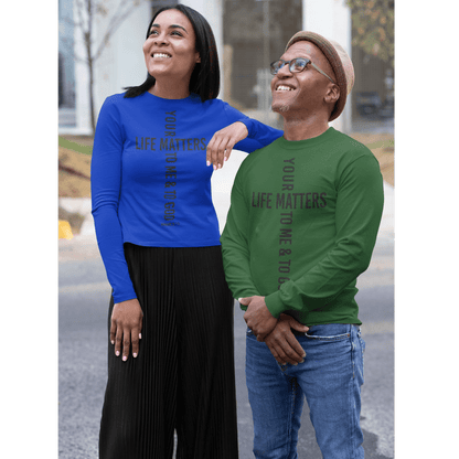Wrighteous Wear Long-sleeve Your Life Matters Unisex Christian Long Sleeve T-shirt