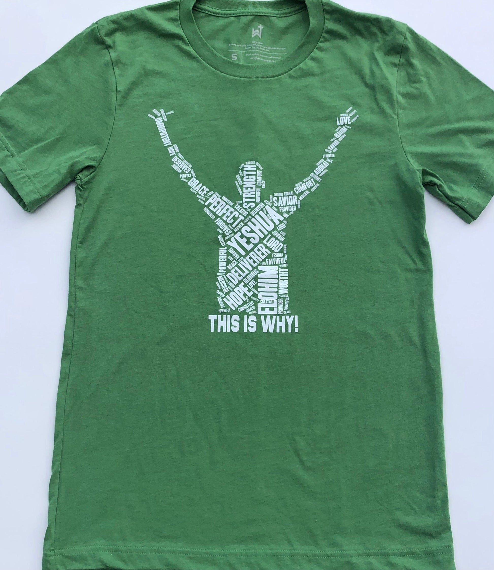 Wrighteous Wear L / Leaf green This Is Why Christian T-Shirt