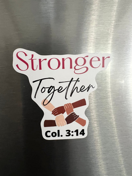Wrighteous Wear Magnets Stronger Together Christian Magnet