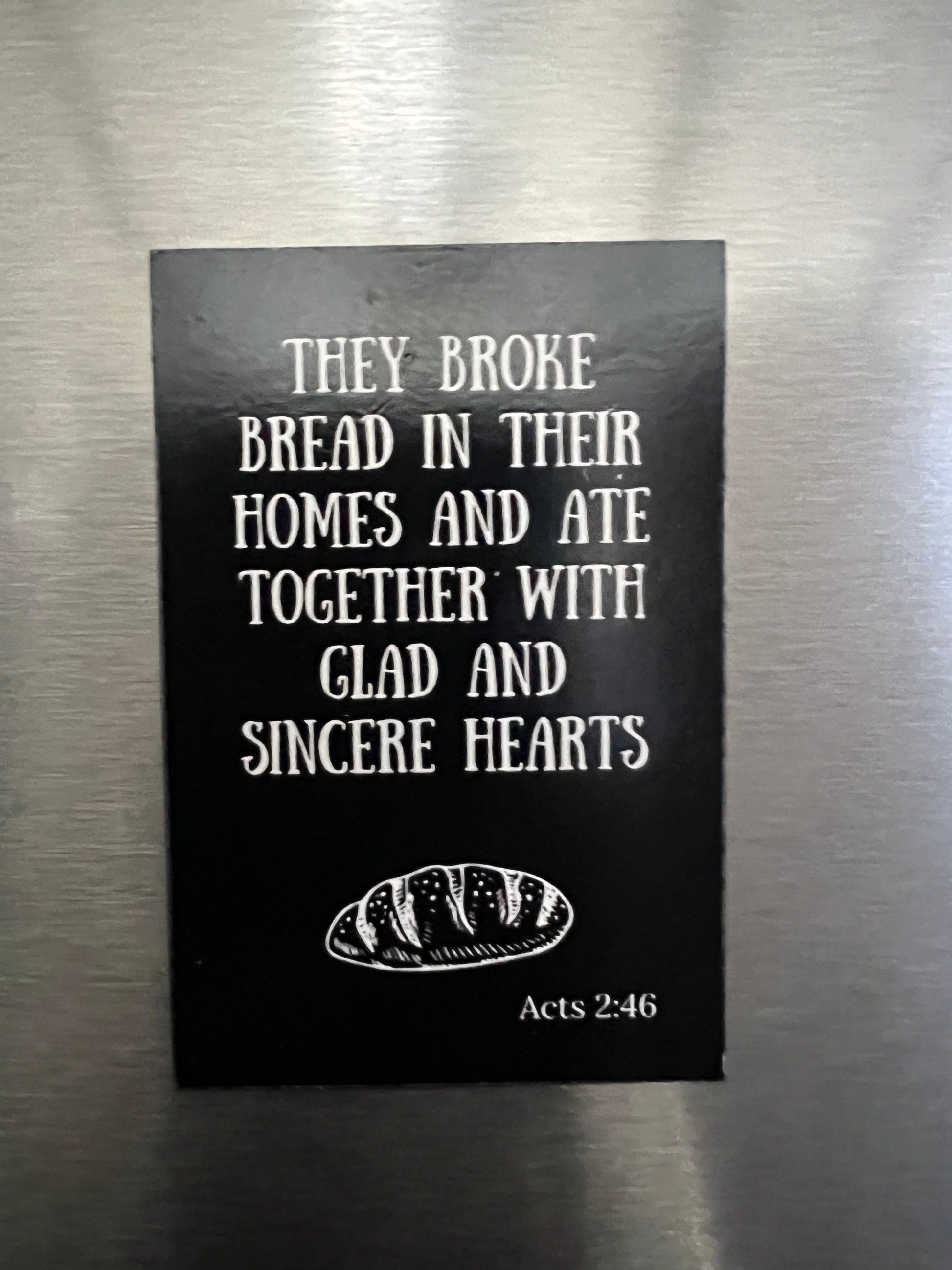 Wrighteous Wear Magnets They Broke Bread Together - Magnet