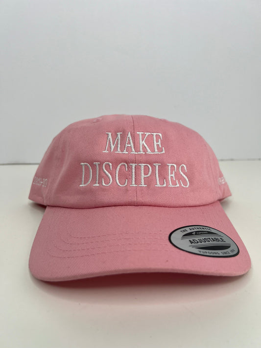 Wrighteous Wear Pink Make Disciples - Ladies Unstructured hat