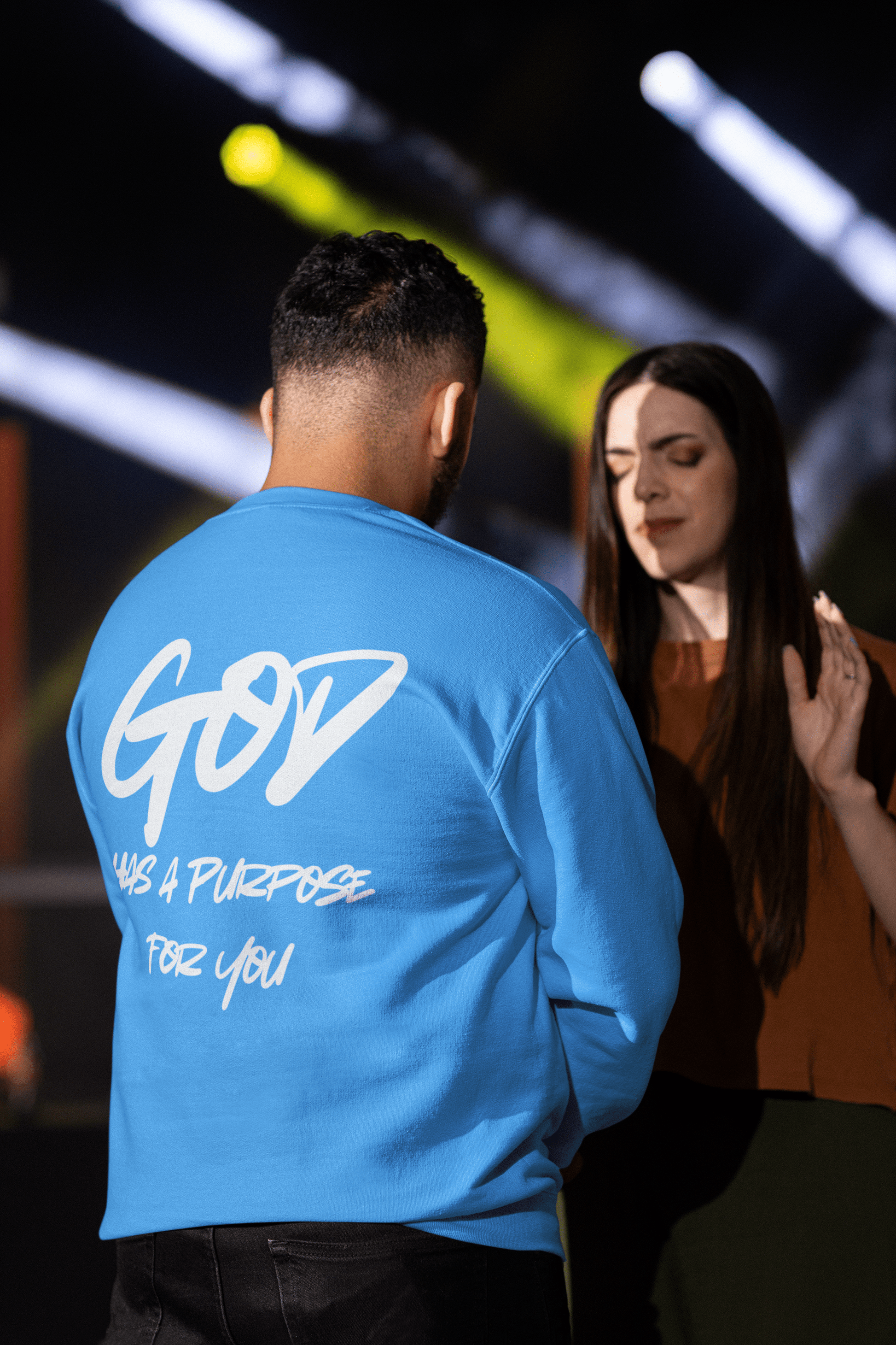 Wrighteous Wear Sweatshirt God Has a Purpose Christian Sweatshirt