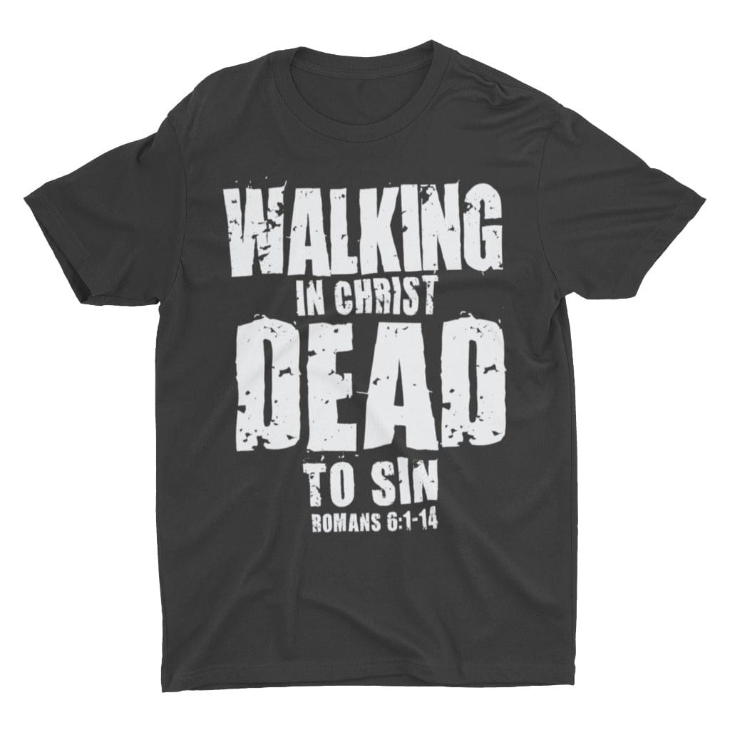 Wrighteous Wear T-Shirt S / Black Walking Dead to Sin Unisex Christian T-shirt