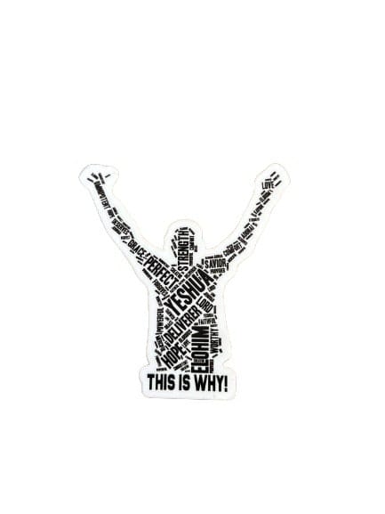 Wrighteous Wear This is Why Christian sticker