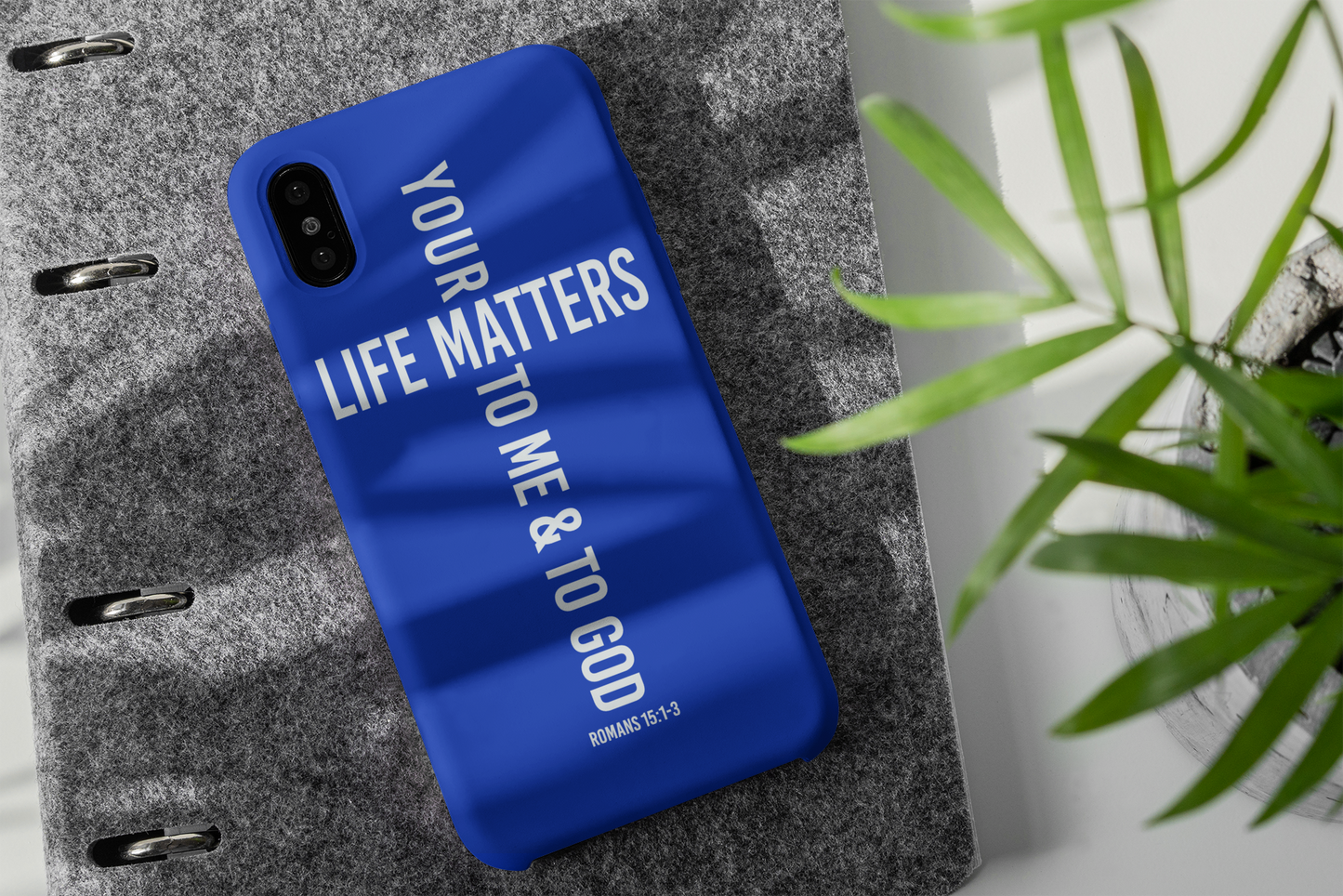 Printify Phone Case Your Life Matters Christian Phone Case